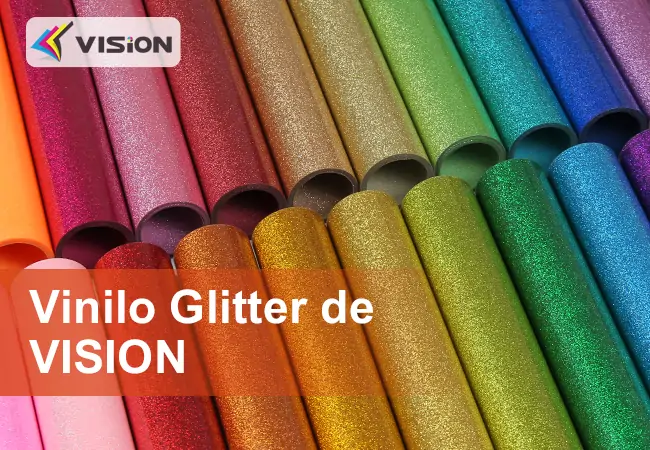glitter textil de VISION