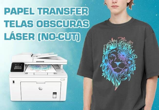 Papel transfer Telas Obscuras láser(no-cut)0304-2