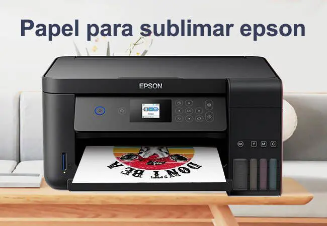 Se puede usar papel sublimación en cualquier impresora?