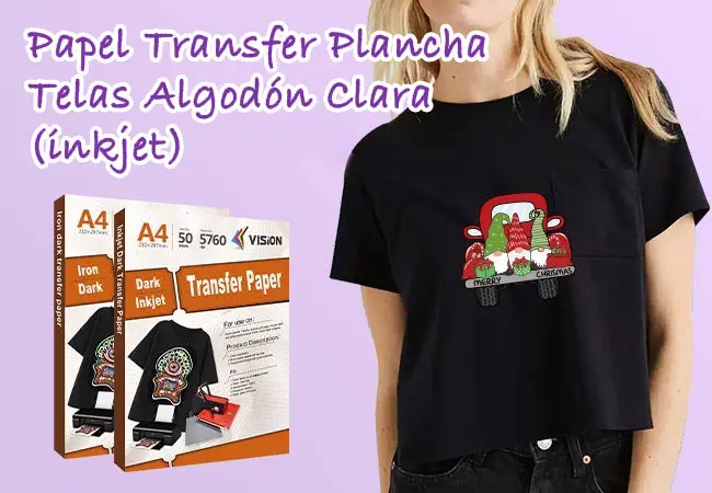 Qué tipo de papel transfer se puede usar para las transferencias de  camisetas con plancha?