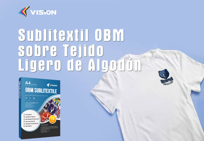 Sublitextil OBM sobre Tejido Ligero de Algodón