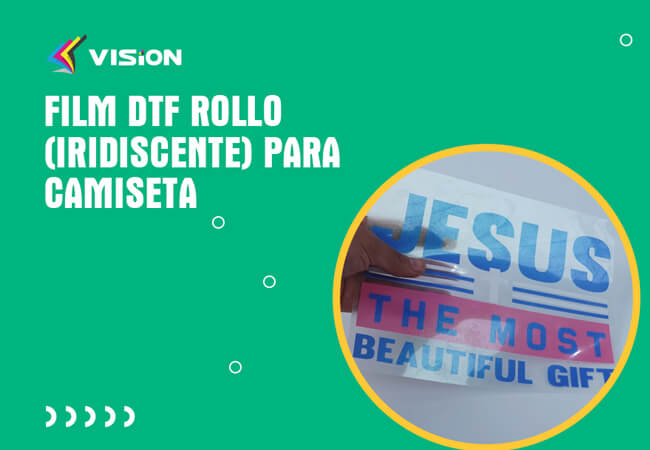 Film DTF Rollo-iridiscente-para camiseta