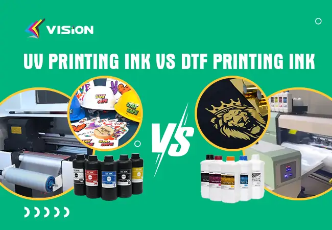 Tinta de impresión UV VS Tinta de impresión DTF