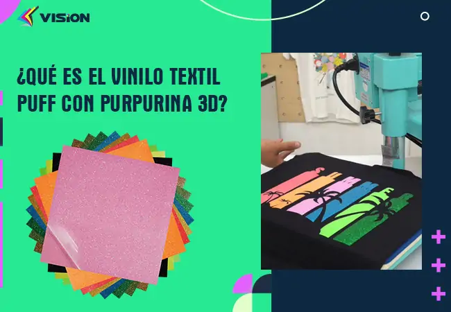 ¿Qué es el Vinilo Textil Puff con purpurina