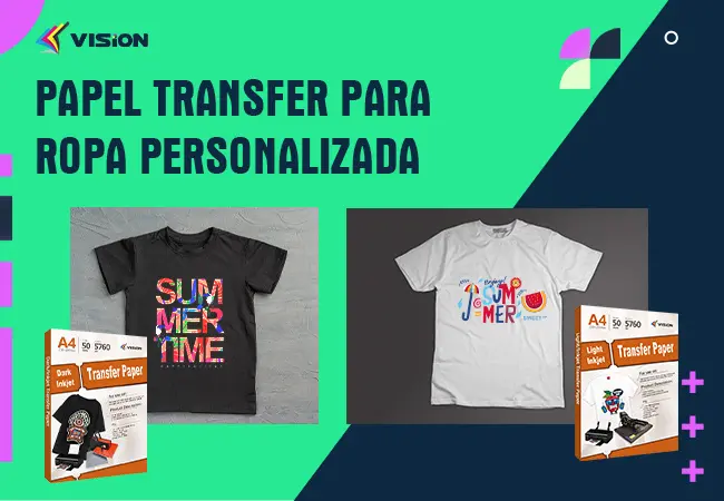 Papel Transfer para ropa personalizada