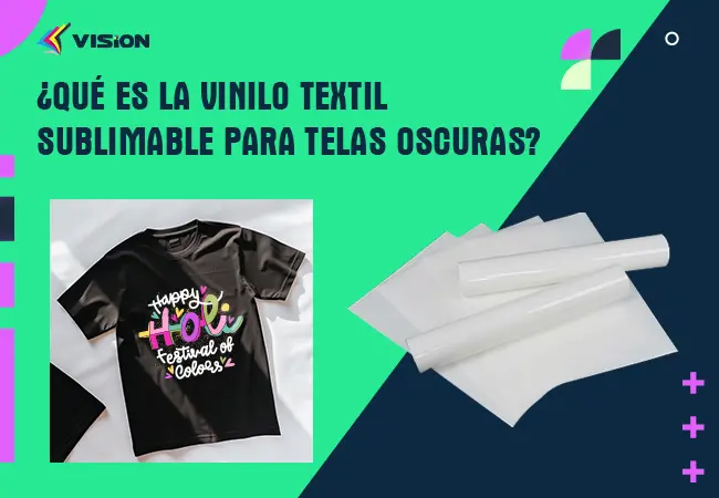 ¿Qué es la vinilo textil sublimable para telas oscuras