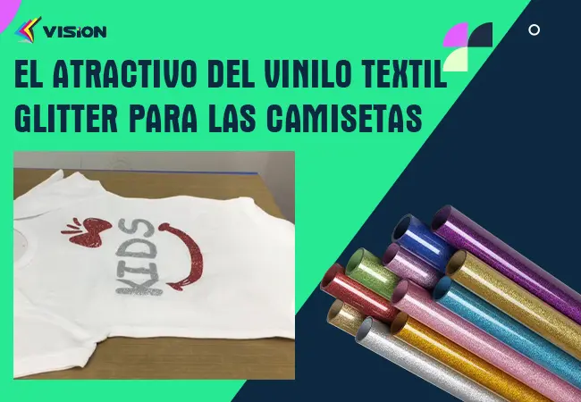 El atractivo del vinilo textil glitter para camisetas