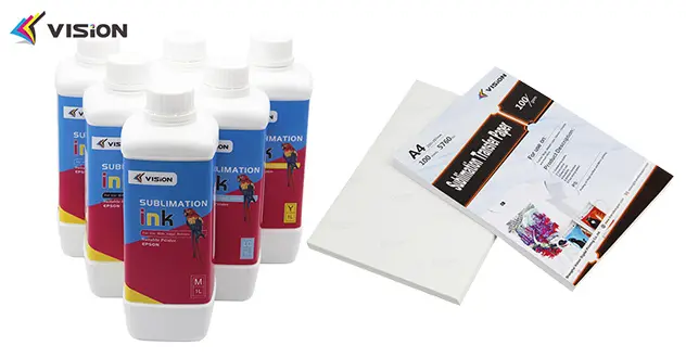 Tinta y papel de sublimación