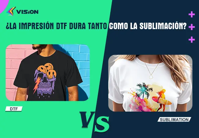 ¿La impresión DTF dura tanto como la sublimación