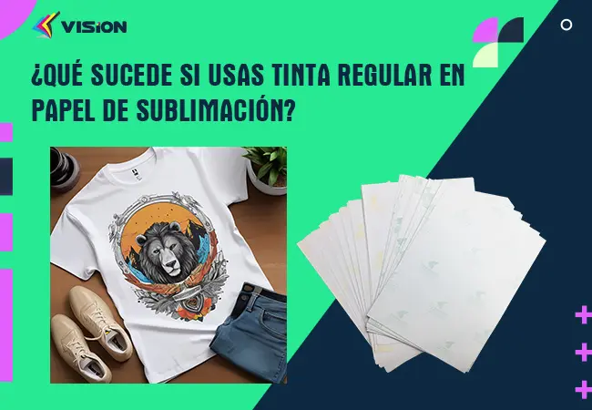 ¿Qué Sucede si Usas Tinta Regular en Papel de Sublimación