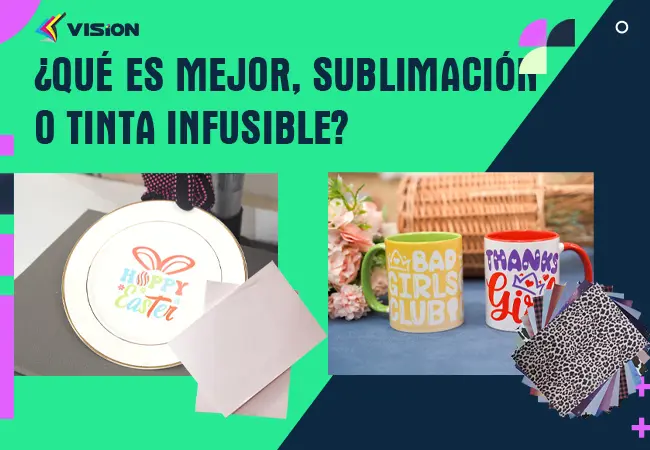 ¿Qué es mejor, sublimación o tinta infusible