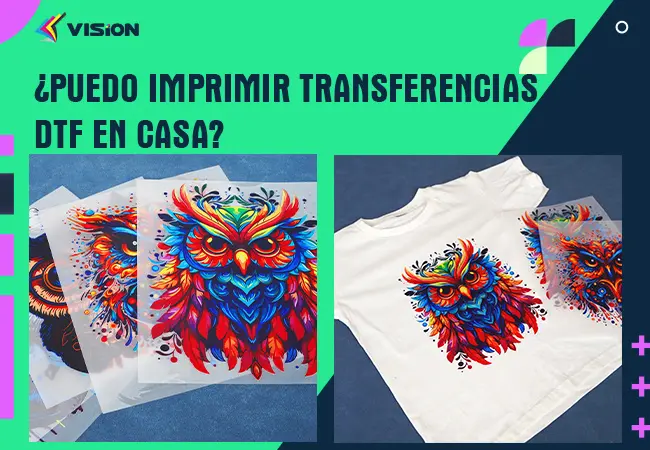 ¿Puedo imprimir transferencias DTF en casa