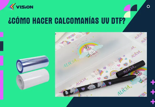 ¿Cómo hacer calcomanías UV DTF