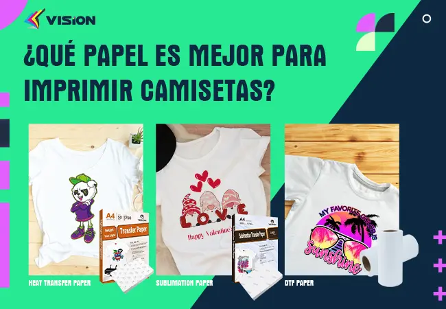 ¿Qué papel es mejor para imprimir camisetas