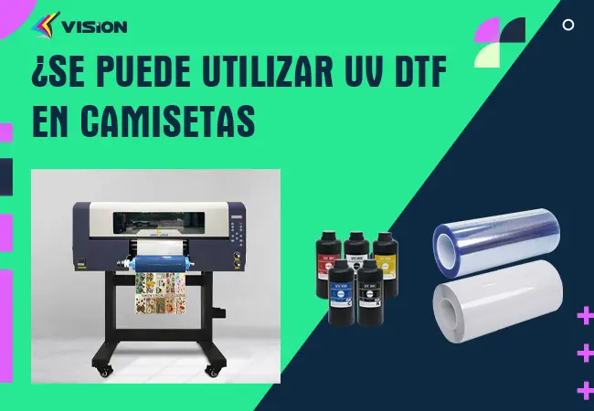 ¿Se puede utilizar UV DTF en camisetas