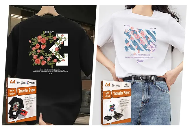 Aplicaciones del Papel Transfer Inkjet