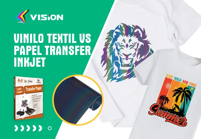 Vinilo Textil vs Papel Transfer Inkjet