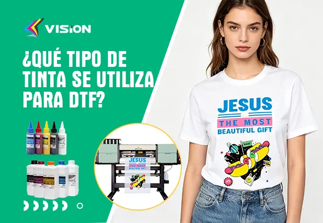 ¿Qué tipo de tinta se utiliza para DTF