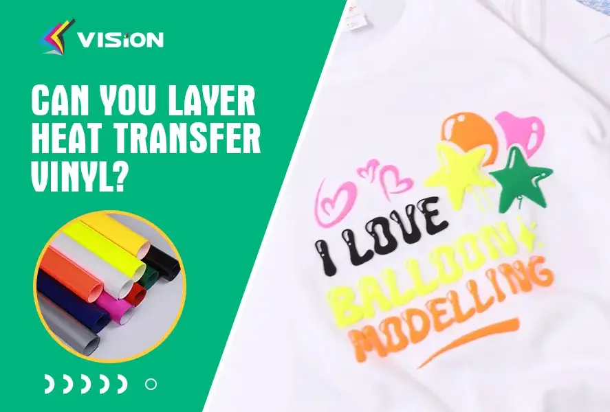 ¿Se puede hacer capas con el vinilo transfer textil