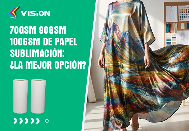 70gsm 90gsm 100gsm papel sublimación